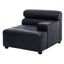 Esperance Living King Right Arm Antique Black Leather Modular Sofa House of Isabella UK