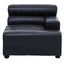 Esperance Living King Right Arm Antique Black Leather Modular Sofa House of Isabella UK