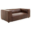 Esperance Living King Two Seater Antique Brown Leather Sofa House of Isabella UK