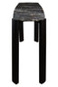 Esperance Living Palermo Black Marble Top and Acacia Wood Console Table House of Isabella UK