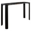 Esperance Living Palermo Black Marble Top and Acacia Wood Console Table House of Isabella UK