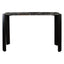 Esperance Living Palermo Black Marble Top and Acacia Wood Console Table House of Isabella UK