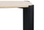 Esperance Living Palermo Cream Marble Top and Black Acacia Wood Console Table House of Isabella UK