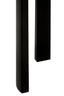 Esperance Living Palermo White Marble Top and Black Acacia Wood Console Table House of Isabella UK