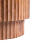 Esperance Living Torcino Mango Wood Carved Design Marble Top Side Table House of Isabella UK