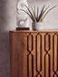 Esperance Living Torcino Two Door Brown Mango Wood Cabinet House of Isabella UK