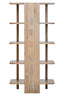 Esperance Living Torello Five Tier Grey Mango Wood Shelf Unit House of Isabella UK