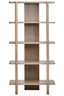 Esperance Living Torello Five Tier Grey Mango Wood Shelf Unit House of Isabella UK