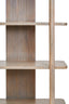 Esperance Living Torello Five Tier Grey Mango Wood Shelf Unit House of Isabella UK