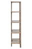 Esperance Living Torello Five Tier Grey Mango Wood Shelf Unit House of Isabella UK