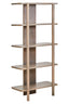 Esperance Living Torello Five Tier Grey Mango Wood Shelf Unit House of Isabella UK