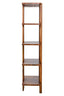 Esperance Living Torello Five Tier Mango Wood Shelf Unit House of Isabella UK