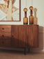 Esperance Living Torello Two Door Three Drawer Mango Wood Oval Sideboard House of Isabella UK