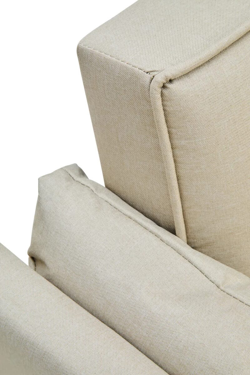 Esperance Living Valerie 3 Seat Beige Sofa Bed House of Isabella UK