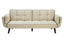 Esperance Living Valerie 3 Seat Beige Sofa Bed House of Isabella UK