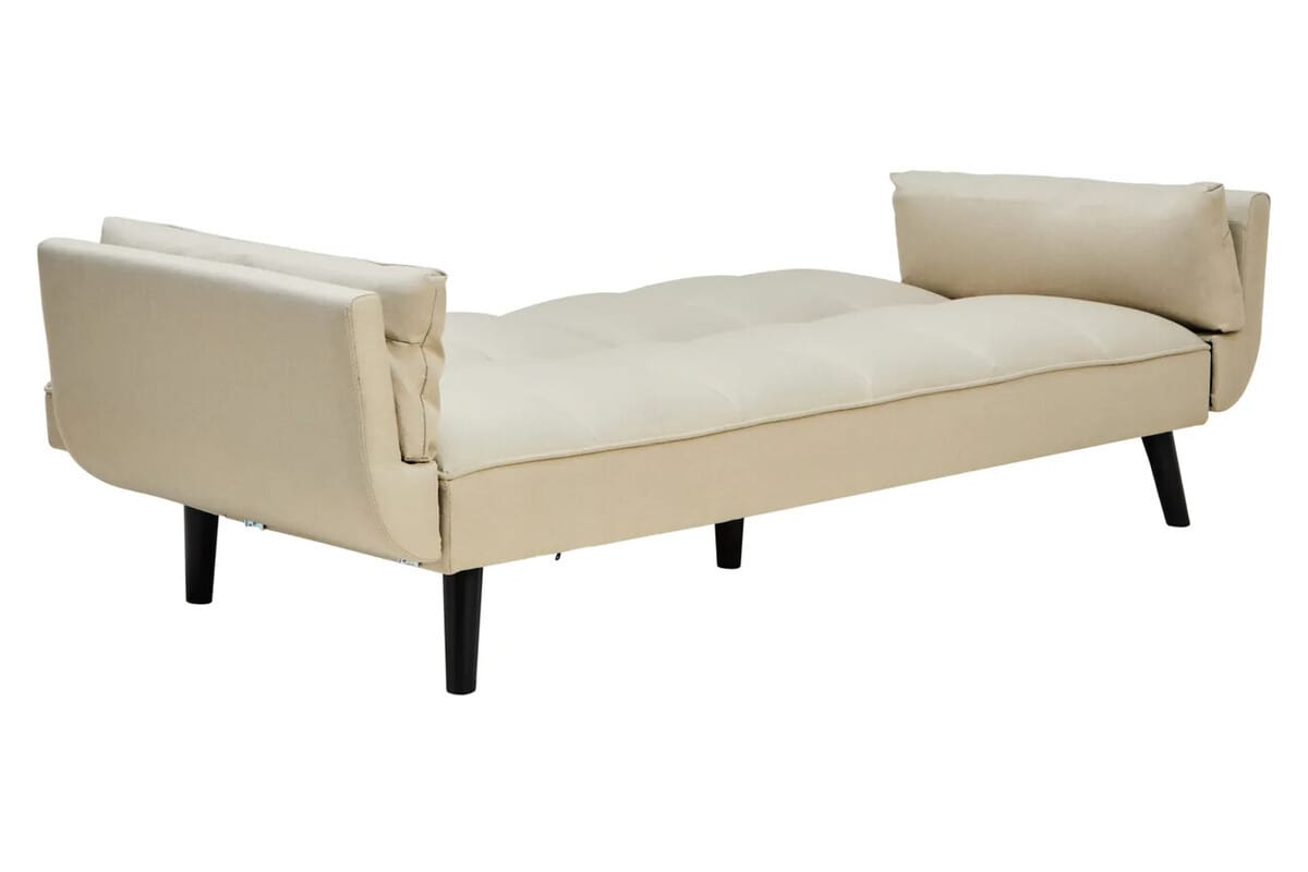 Esperance Living Valerie 3 Seat Beige Sofa Bed House of Isabella UK