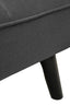 Esperance Living Valerie 3 Seat Dark Grey Sofa Bed House of Isabella UK