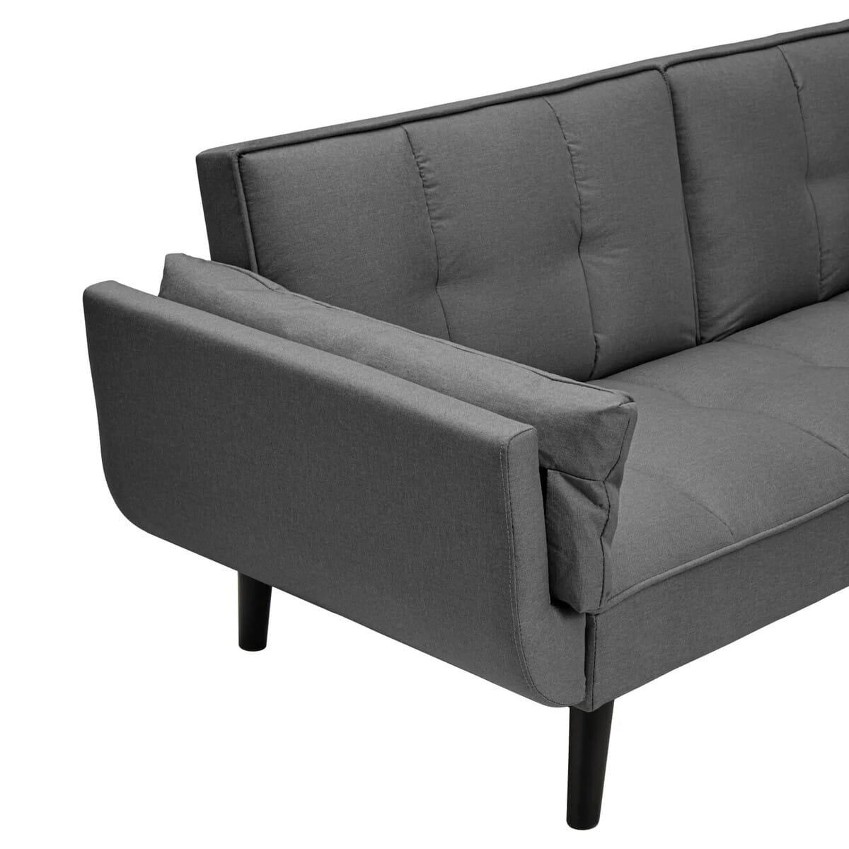 Esperance Living Valerie 3 Seat Dark Grey Sofa Bed House of Isabella UK