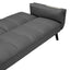 Esperance Living Valerie 3 Seat Dark Grey Sofa Bed House of Isabella UK