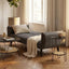 Esperance Living Valerie 3 Seat Dark Grey Sofa Bed House of Isabella UK