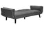 Esperance Living Valerie 3 Seat Dark Grey Sofa Bed House of Isabella UK