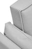 Esperance Living Valerie 3 Seat Light Grey Sofa Bed House of Isabella UK