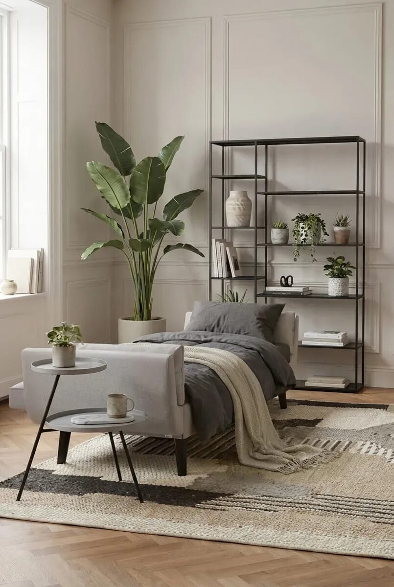 Esperance Living Valerie 3 Seat Light Grey Sofa Bed House of Isabella UK