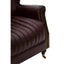 Esperance Living Victor Brown Leather Armchair House of Isabella UK