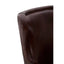 Esperance Living Victor Brown Leather Lounge Chair House of Isabella UK