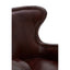Esperance Living Victor Brown Leather Lounge Chair House of Isabella UK