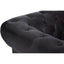 Esperance Living Victor Dark Grey Brown Leather Chesterfield Chair House of Isabella UK