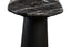 Esperance Living Waris Black and White Marble Top Console Table with Mango Wood Legs House of Isabella UK