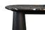 Esperance Living Waris Black and White Marble Top Console Table with Mango Wood Legs House of Isabella UK