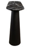 Esperance Living Waris Black and White Marble Top Console Table with Mango Wood Legs House of Isabella UK