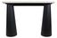 Esperance Living Waris Cream Marble Top and Black Mango Wood Console Table House of Isabella UK