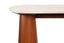 Esperance Living Waris Travertine Top and Brown Mango Wood Console Table House of Isabella UK