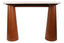 Esperance Living Waris Travertine Top and Brown Mango Wood Console Table House of Isabella UK