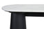 Esperance Living Waris White Marble Top and Black Mango Wood Console Table House of Isabella UK