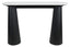 Esperance Living Waris White Marble Top and Black Mango Wood Console Table House of Isabella UK