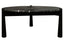 Esperance Living Wilbur Black and White Marble Top Coffee Table with Mango Wood Legs House of Isabella UK