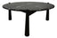 Esperance Living Wilbur Black and White Marble Top Coffee Table with Mango Wood Legs House of Isabella UK