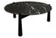 Esperance Living Wilbur Black and White Marble Top Coffee Table with Mango Wood Legs House of Isabella UK