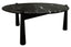 Esperance Living Wilbur Black and White Marble Top Coffee Table with Mango Wood Legs House of Isabella UK