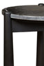Esperance Living Wilbur Black and White Marble Top Side Table with Mango Wood Legs House of Isabella UK