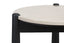 Esperance Living Wilbur Cream Marble Top and Mango Wood Side Table House of Isabella UK