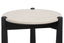 Esperance Living Wilbur Cream Marble Top and Mango Wood Side Table House of Isabella UK