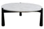 Esperance Living Wilbur White Marble Top and Black Finish Mango Wood Coffee Table House of Isabella UK