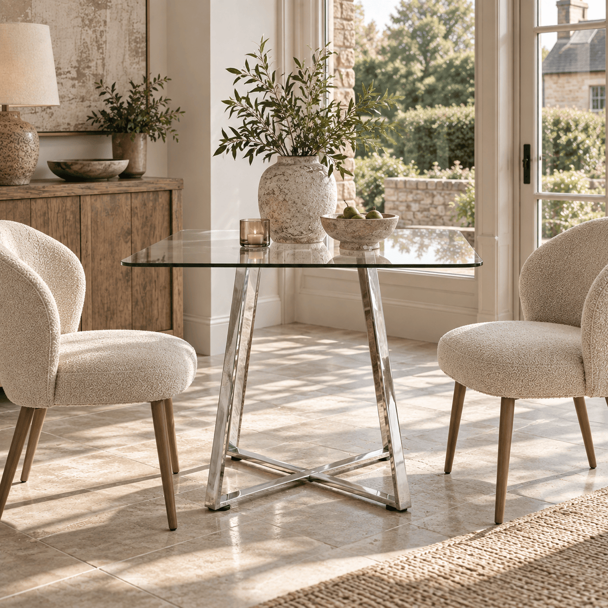 Esperance Metro Dining Table House of Isabella UK