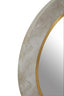 Esperance Mirrors Cadio Shagreen Effect and Gold Inlay Round Wall Mirror House of Isabella UK