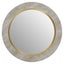 Esperance Mirrors Cadio Shagreen Effect and Gold Inlay Round Wall Mirror House of Isabella UK